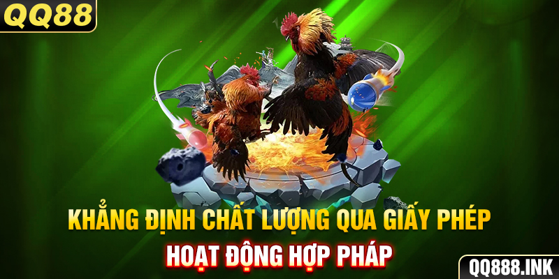 Khẳng định chất lượng qua giấy phép hoạt động hợp pháp