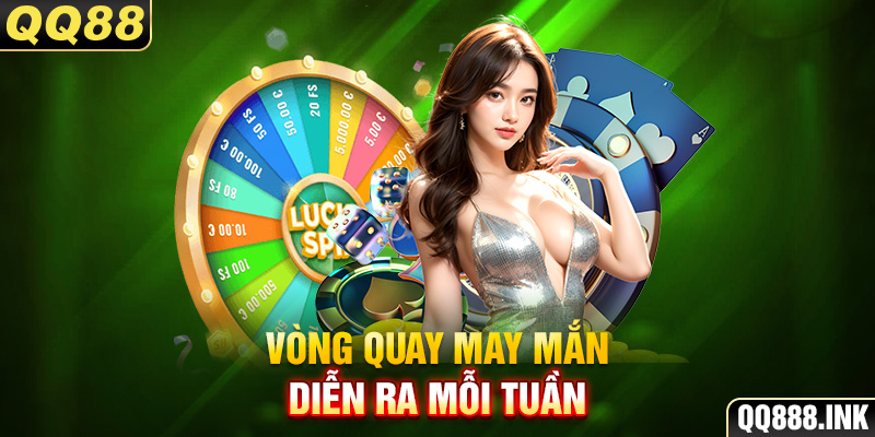 Vòng quay may mắn diễn ra mỗi tuần